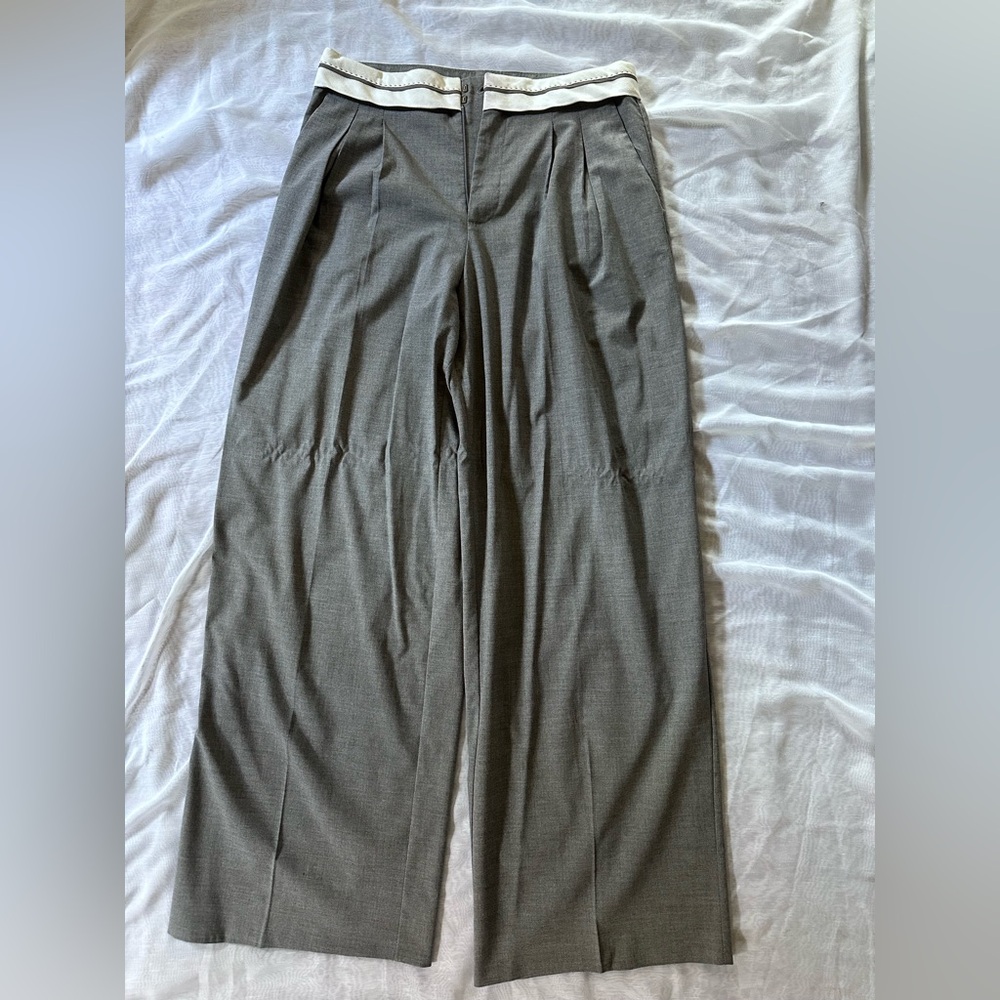 Stradivarius Wide-Leg Trousers – Size 6